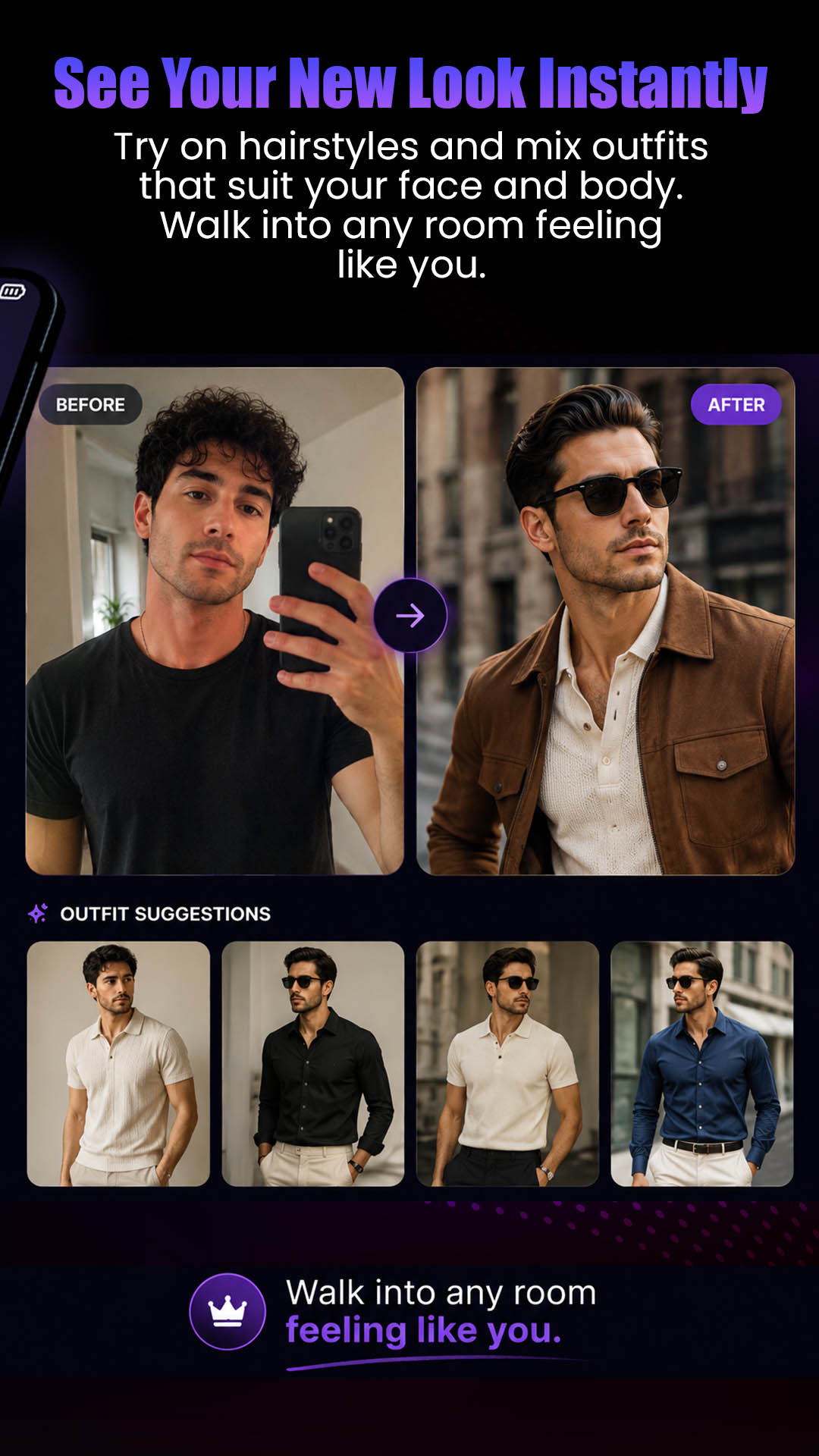 See your new look instantly in Omnia