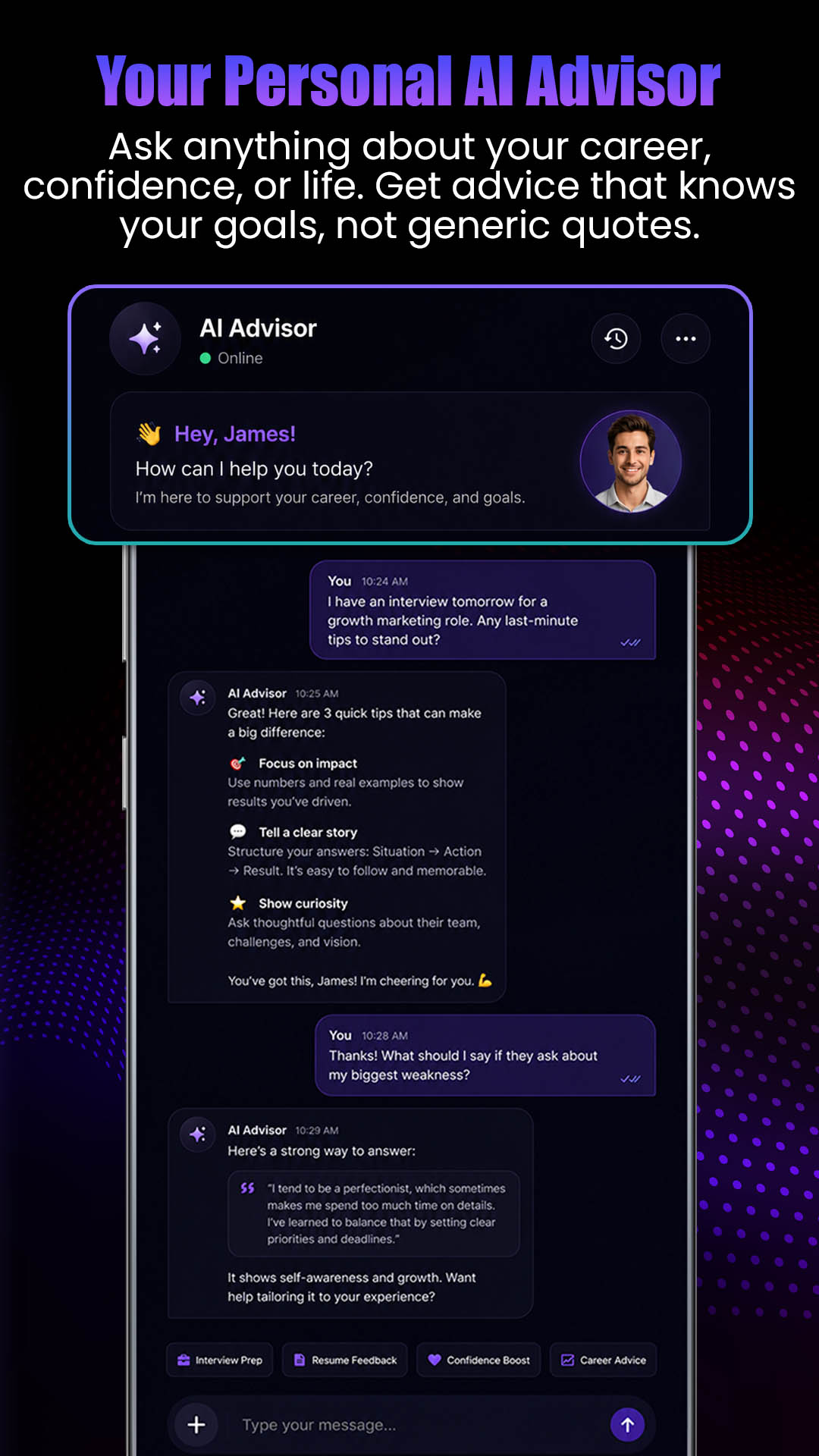 Omnia personal AI advisor chat